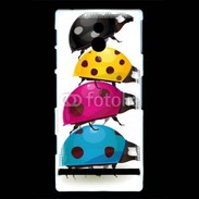 Coque Sony Xperia U Pile de coccinelles