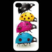 Coque iPhone 4 / iPhone 4S Pile de coccinelles