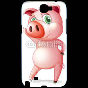 Coque Samsung Galaxy Note 2 Humour de cochon