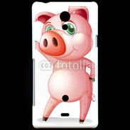 Coque Sony Xperia T Humour de cochon