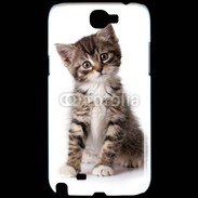 Coque Samsung Galaxy Note 2 Chaton gris 3