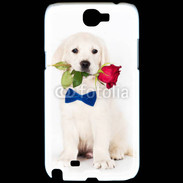 Coque Samsung Galaxy Note 2 Chiot gentleman