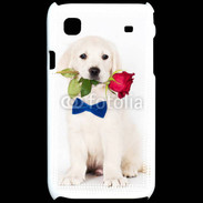Coque Samsung Galaxy S Chiot gentleman