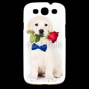 Coque Samsung Galaxy S3 Chiot gentleman