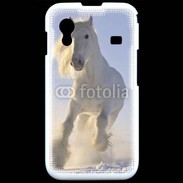 Coque Samsung ACE S5830 Cheval blanc dans la neige