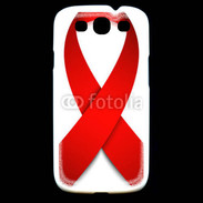 Coque Samsung Galaxy S3 Ruban contre le sida
