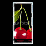 Coque Sony Xperia U Couple de cerises