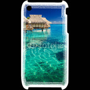 Coque iPhone 3G / 3GS Bungalow sur l'eau des tropiques