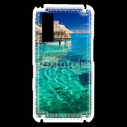 Coque Samsung Player One Bungalow sur l'eau des tropiques
