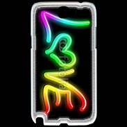 Coque Samsung Galaxy Note 2 Love en couleur
