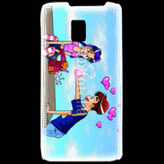 Coque LG P990 Garçon romantique