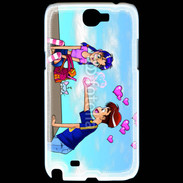 Coque Samsung Galaxy Note 2 Garçon romantique