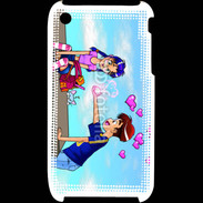 Coque iPhone 3G / 3GS Garçon romantique