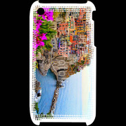 Coque iPhone 3G / 3GS Cote italienne fleurie
