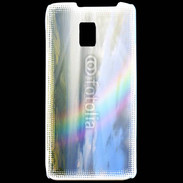 Coque LG P990 Arc en ciel à la montagne