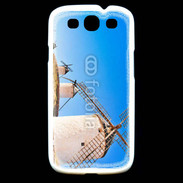 Coque Samsung Galaxy S3 Paysage avec des moulins