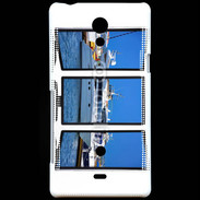Coque Sony Xperia T Yacht sur écran