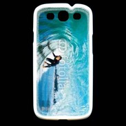Coque Samsung Galaxy S3 Surfeur dans un tube