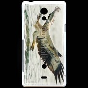 Coque Sony Xperia T Aigle pêcheur