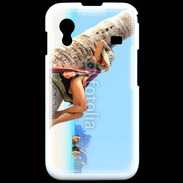 Coque Samsung ACE S5830 Sieste contre un palmier sur la plage