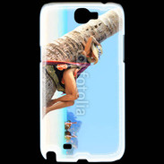 Coque Samsung Galaxy Note 2 Sieste contre un palmier sur la plage