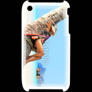 Coque iPhone 3G / 3GS Sieste contre un palmier sur la plage