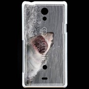 Coque Sony Xperia T Attaque de requin blanc