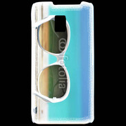 Coque LG P990 Lunette de soleil sur la plage