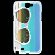 Coque Samsung Galaxy Note 2 Lunette de soleil sur la plage