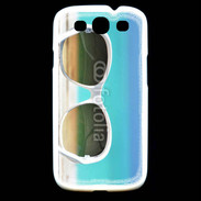 Coque Samsung Galaxy S3 Lunette de soleil sur la plage