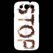 Coque Samsung Galaxy S3 Stop à la cigarette