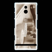 Coque Sony Xperia U Expresso noir et blanc