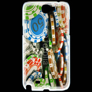 Coque Samsung Galaxy Note 2 Jetons de poker en folie