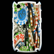Coque Black Berry 8520 Jetons de poker en folie