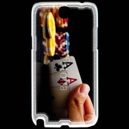 Coque Samsung Galaxy Note 2 Poker paire d'as
