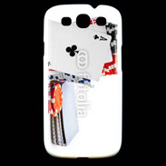 Coque Samsung Galaxy S3 Paire d'as au poker 5