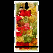 Coque SONY Xperia U Bonbon nounours