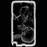 Coque Samsung Galaxy Note 2 Squelette fumeur
