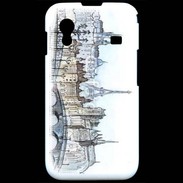Coque Samsung ACE S5830 Vintage Paris en dessin 2