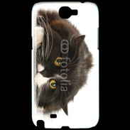 Coque Samsung Galaxy Note 2 Chat noir et blanc