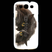 Coque Samsung Galaxy S3 Chat noir et blanc