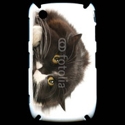 Coque Black Berry 8520 Chat noir et blanc