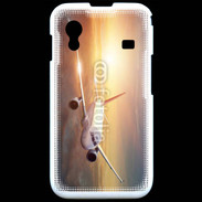 Coque Samsung ACE S5830 Avion de ligne au coucher de soleil
