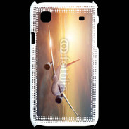 Coque Samsung Galaxy S Avion de ligne au coucher de soleil