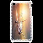 Coque iPhone 3G / 3GS Avion de ligne au coucher de soleil