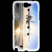 Coque Samsung Galaxy Note 2 Atterrissage d'un avion de ligne