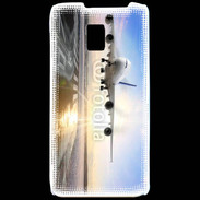 Coque LG P990 Atterrissage d'un avion de ligne