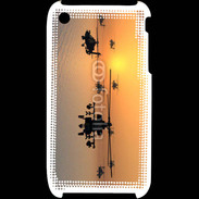 Coque iPhone 3G / 3GS Hélicoptère Apache de nuit
