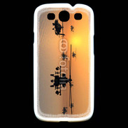 Coque Samsung Galaxy S3 Hélicoptère Apache de nuit