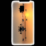 Coque LG P990 Hélicoptère Apache de nuit